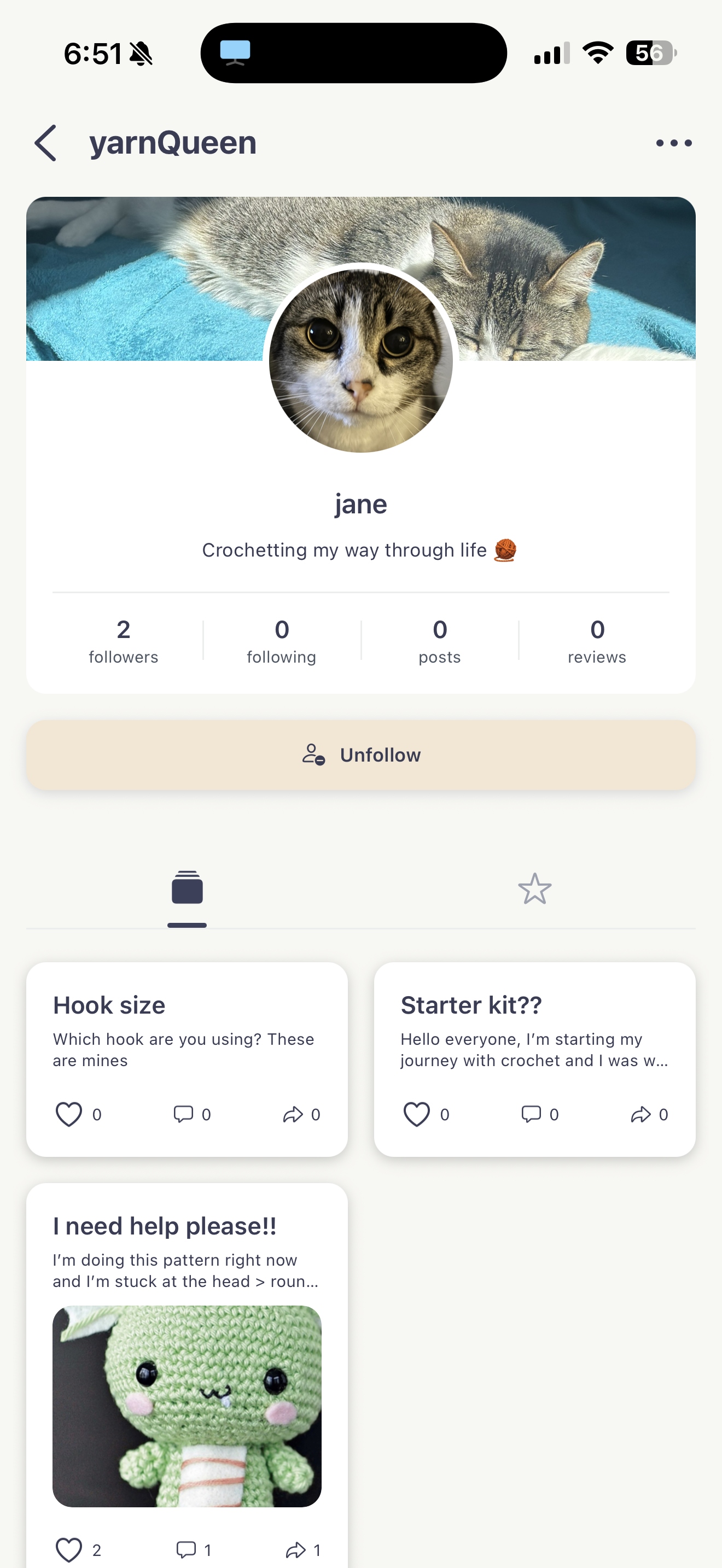 User profile
